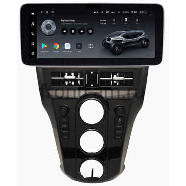Toyota Platz 1999-2005, Vitz 2, Yaris 2 2005-2012  12.3 дюйма Teyes LUX ONE (Round Corner) 6/128 RM-1599 на Android 10 (4G-SIM, 6/128, DSP, QLed) Mercedes Style