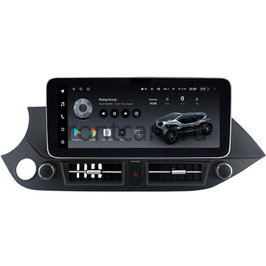 Kia Picanto 2, Morning 2 2011-2017 12.3 дюйма Teyes LUX ONE (Round Corner) 6/128 RM-1624 на Android 10 (4G-SIM, 6/128, DSP, QLed) Mercedes Style