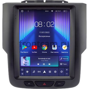 Dodge RAM 4 (DS, DJ) 2013-2023 Teyes TPRO 2 DS (Tesla style) 9.7 дюймов 4/32 RM-1312-178 на Android 10 (4G-SIM, DSP, QLed)