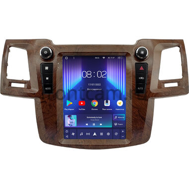 Toyota Fortuner, Hilux 7 (2004-2015) (под дерево) Teyes TPRO 2 DS (Tesla style) 9.7 дюймов 4/32 RM-1312-179 на Android 10 (4G-SIM, DSP, QLed)